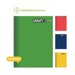 COLON - Cuaderno Chico Doblez Liso 7mm 60hjs