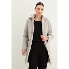 MA GRIFFE - Parka Larga Con Gorro Mujer MAGRIFFE