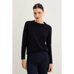 MA GRIFFE - Tejido Cerrado Cuello Alto Mujer MAGRIFFE