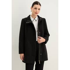 MA GRIFFE - Chaqueton Cuello Alto De Muflon Mujer MAGRIFFE