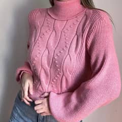 ARRAKASTA - Sweater trenzado elasticado.