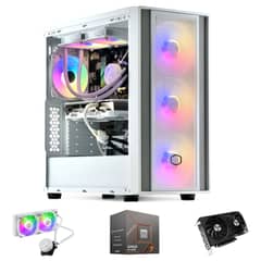 HYPERPC - PC GAMER Blanco AMD RYZEN 7 7700X 32Gb DDR5 1Tb RTX 5060 Ti 16Gb WiFi