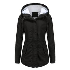 EASTONE - Chaqueta Con Capucha De Algodón Para Mujer