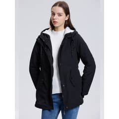 EASTONE - Chaqueta Con Capucha De Algodón Para Mujer