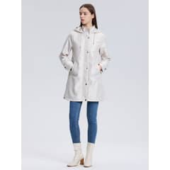 EASTONE - Chaqueta De Paño Con Lazo En La Cintura Mujer
