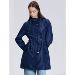 EASTONE - Chaqueta De Paño Con Lazo En La Cintura Mujer
