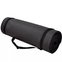 SUPERCENTER - Mat Yoga 10 Mm Alfombra Resistente Pilates Extra Gruesa Negro