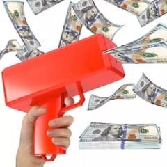 GENERICO - Pistola Lanza Billetes Cash Money Super Gun Cashcannon