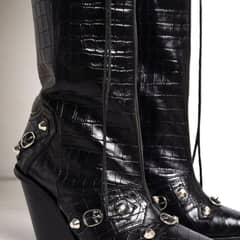 ANNY OUTFITS - Bota Cuero Croco Secret