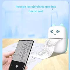 GENERICO - Mini impresora termica portatil bluetooth