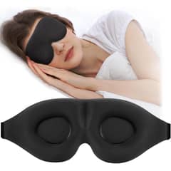 COMPUTECH - Antifaz Para Dormir Marca Blackout 3d Color Negro