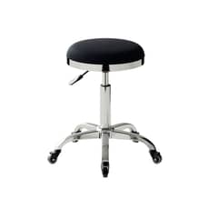 COSMETICAVAL - Taburete Piso Clinico Redondo Ajustable Acolchado Con Ruedas