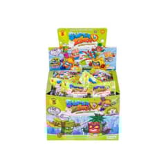 GENERICO - Superzings pack caja figuras coleccionables serie verde