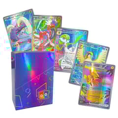 BLWOENS - Juego de Cartas de Pokémon Rainbow series 100piezas