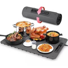 EVERSO - Tapete Calentador Comida Electrico Plegable Portátil