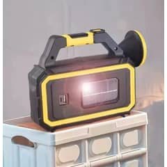 GENERICO - LINTERNA DE EMERGENCIA 3 EN 1 (LUZ +SOLAR + CARGADOR)
