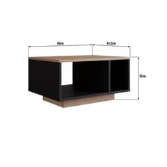 DF HOME - Mesa de Centro Emovell Negro Castaño B171088