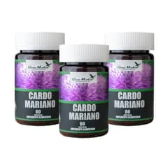 GREEN MEDICAL - Cardo Mariano Gm 3 Frascos 3x60 Caps. Protector Hepatico