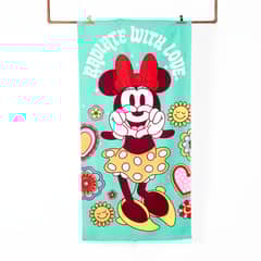 MASHINI - Toalla Microfibra Playa + Bolso Regalo Minnie Flores