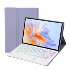 HONOR - Tablet V9 8+128GB 11.5" WIFI-Morado con Morado luminsos teclado
