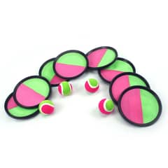GENERICO - JUEGO DE LANZAMIENTO Y ATRAPE CON VELCRO