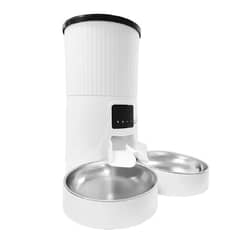 ALPHA - Dispensador Automatico Doble Comida Mascotas 4 lts.