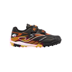 JOMA - Zapatillas Futbolito Unisex Powerfull Jr Negro/Naranjo