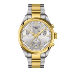 TISSOT - Reloj PR100 Chronograph Bicolor Dorado