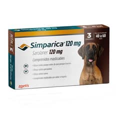 ZOETIS - Simparica Antiparasitario Perro 40 a 60kg - 3 Comprimidos