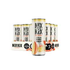 NIX & KIX - Agua Saborizada Mango y Jengibre - 24 x 250 ml