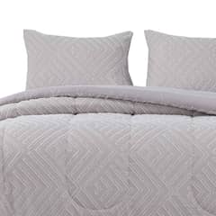 HEBRA - Plumon Jacquard Super King Flechas Gris