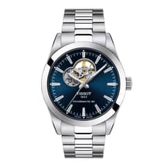 TISSOT - Reloj Gentleman Open Heart Acero Azul