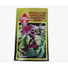 LAS ENCINA - Semillas Certificadas Mezcla De Ensalada Oriental Baby