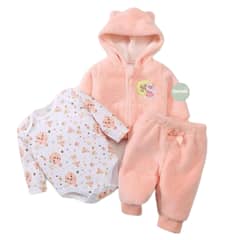 JUMP KIDS - Conjunto 3 piezas Polar Chanchita Damasco para bebes