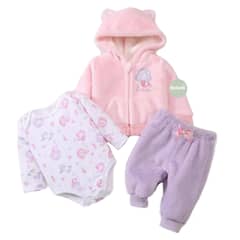 JUMP KIDS - Conjunto 3 piezas Forrado Sirena Lila para bebés