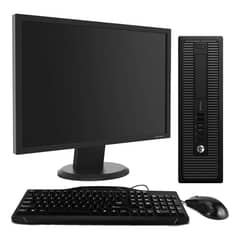 HP - Kit pc prodesk 600 g2, i5 sexta, ssd 256, 16 gb en ram , monitor de 19"