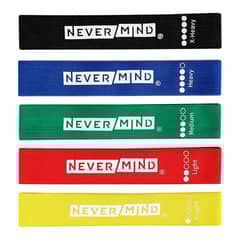 NEVER MIND - Set 5 Bandas de Resistencia Circulares Poliéster
