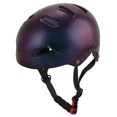 GUB - Casco Bicicleta Skate Púrpura Eléctrico