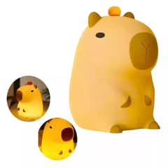 GENERICO - Lampara de Noche Capibara Sensorial Táctil Luz Mesa Portátil Capybara