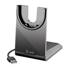 POLY - Soporte de Carga para Audífonos Voyager 4200 Negro