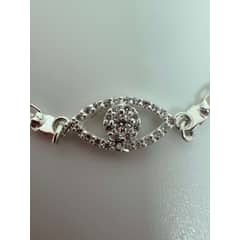 GENERICO - Pulsera Ojo Turco Circones - De Plata Mexicana 925