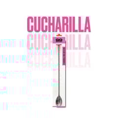 GO BARMAN - Cucharilla de Bar 30cm Negro -