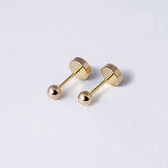 JOYAS PATRICIO LILLO - Aro BOLITA 1 de oro abridores 14k