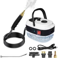 GENERICO - Limpiador Vapor Manual Alta Potencia Multiuso Portátil 4 Pzs