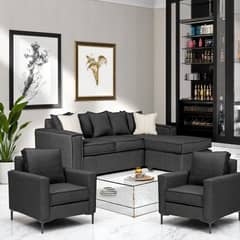 SITIAL HOME - Living 311, Lehmann Marengo Seccional + 2 poltronas resortes