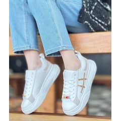 SNOOPY - Zapatillas Casuales Blancas Mujer M468