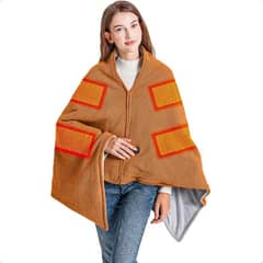 ARCA SHOPPING - Manta Calentadora Manta Recargable Portatil Manta Calefactor marron