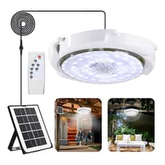 GENERICO - Lampara Plafon Redonda De Techo Solar 100w Blanco Frio