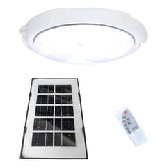 GENERICO - Lampara Plafon Redonda De Techo Solar 100w Blanco Frio