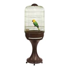 FERPLAST - JAULA PARA AVES CON PEDESTAL MAX 6